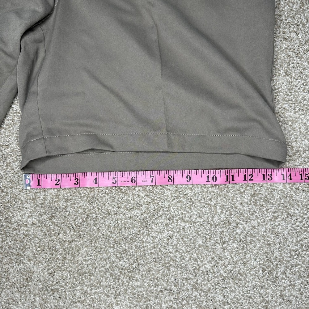 NWT Haggar Chino Shorts Men's Size 40 High Rise Cotton Blend Flat Front New Tags - Picture 10 of 10